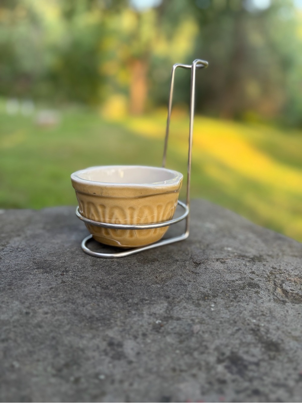 Mason Cash "heartland wheat" ramekin embossed spoon rest